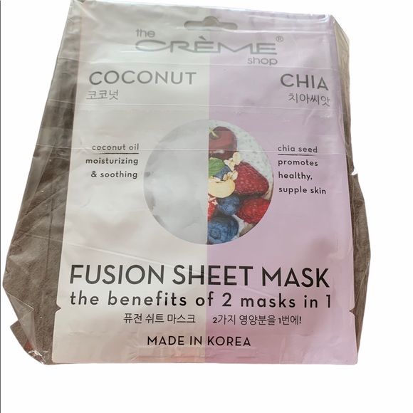 NWT THE CRÈME SHOP
 Sheet Mask Duo - Picture 2 of 3